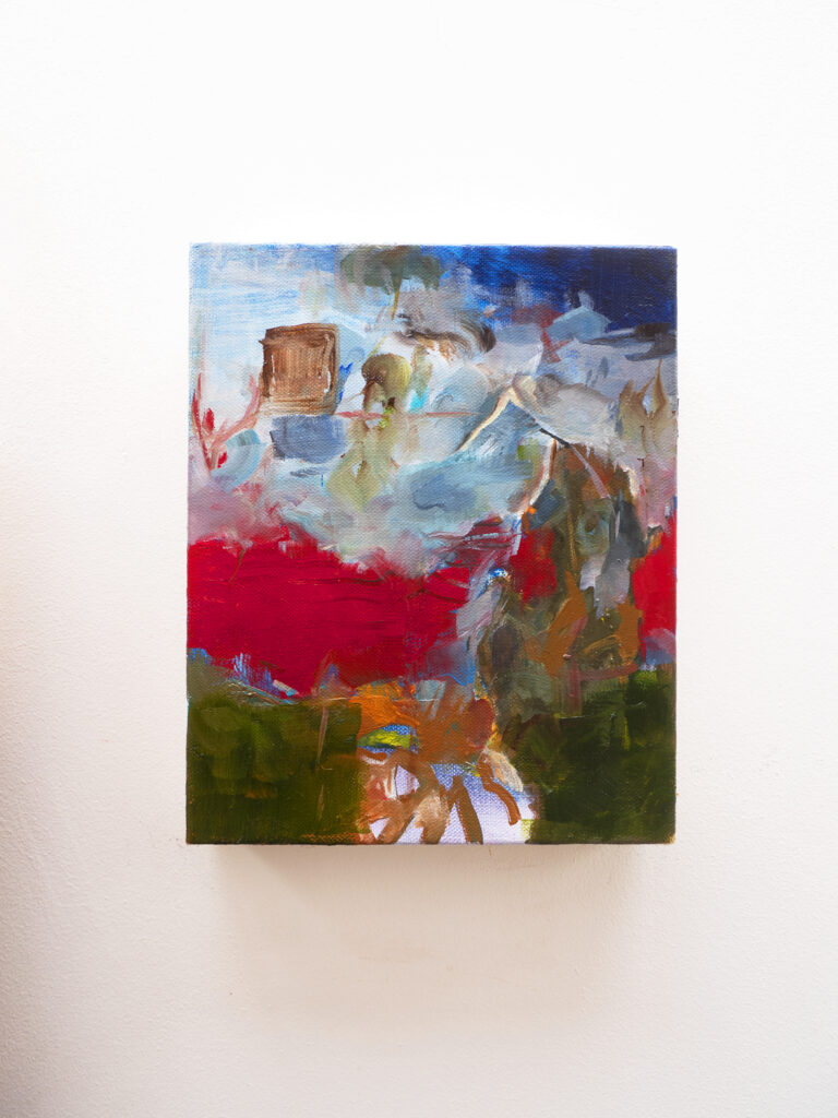 le feu des peuples // 27x22cm // huile sur toile // 2020 // quentin toso